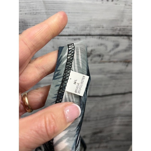 Tiger Mates Tunic Top Medium Large Brown Gray Silk Safari Africa Jungle Disney - Picture 10 of 10